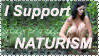 Naturism stamp