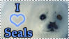I heart Seals stamp by The-Fairywitch