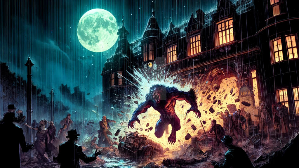 Werewolf Rooftops Werewolf Escapes by h00ch2003 on DeviantArt