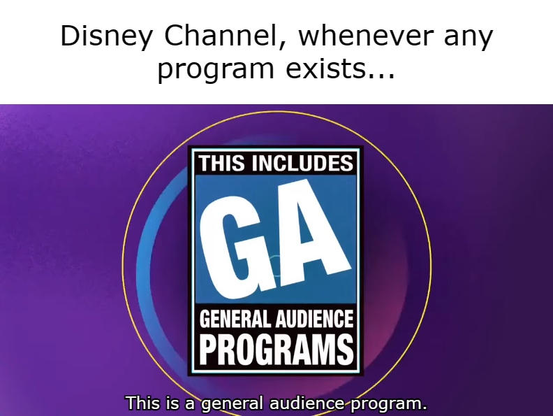 General Audiences Sign ''This is a general audience program'' by KindAdaptableKayak on DeviantArt