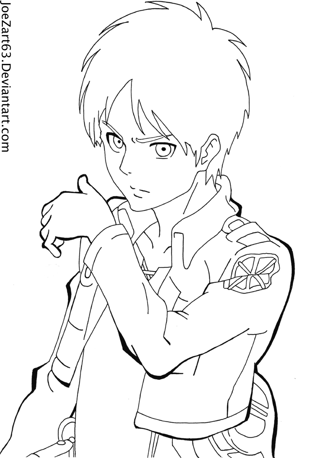 Eren Yeager Lineart