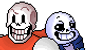 Papyrus and Sans Duo Icon