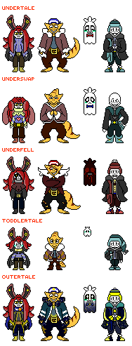 More AU Sprites Source