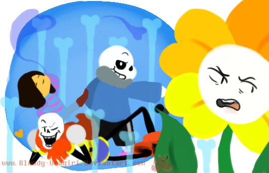 Draw the squad Undertale by Bloody-Uragiri on DeviantArt
