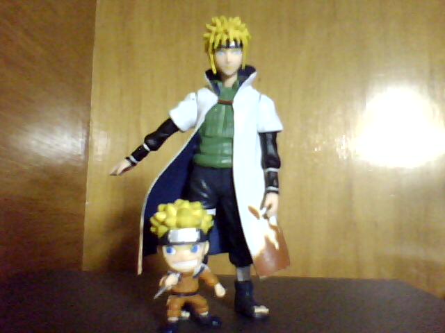 Minato and Naruto, dad and son