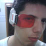 me with my saiyan scouter -red