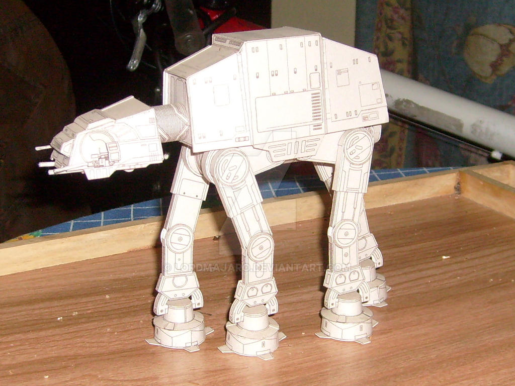 Paper Model Atte AT-AT Papercraft by lordmajaro on DeviantArt