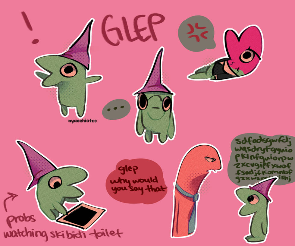 Glep Using Phone glep by nikkimaruu on DeviantArt