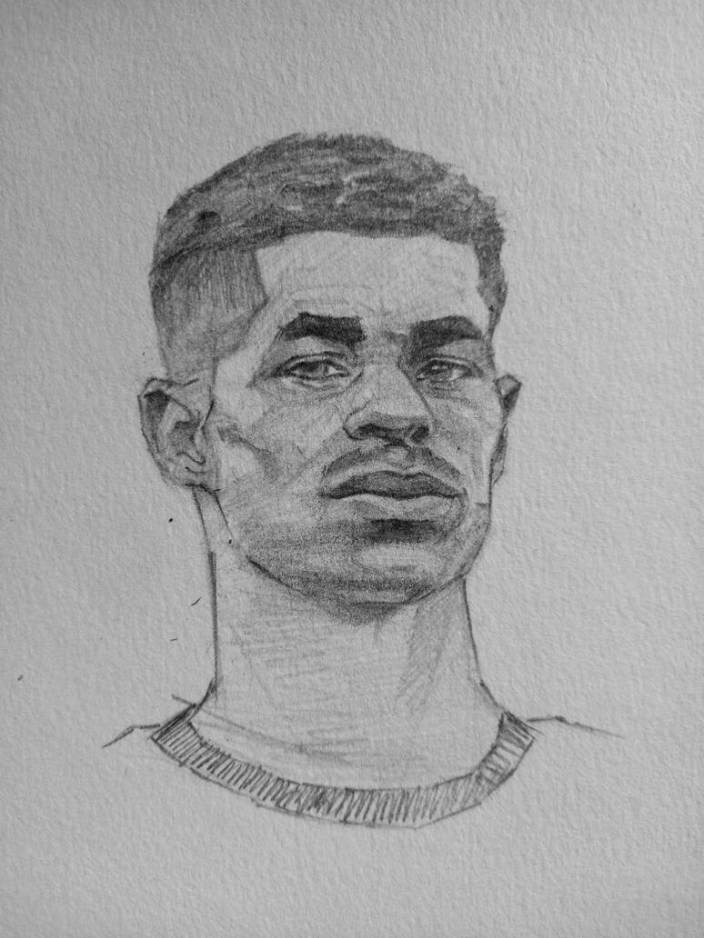 Marcus Rashford Handwriting Warm-up sketch. Marcus Rashford by validniiart on DeviantArt