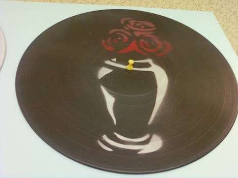 Vase and Flowers Stencil