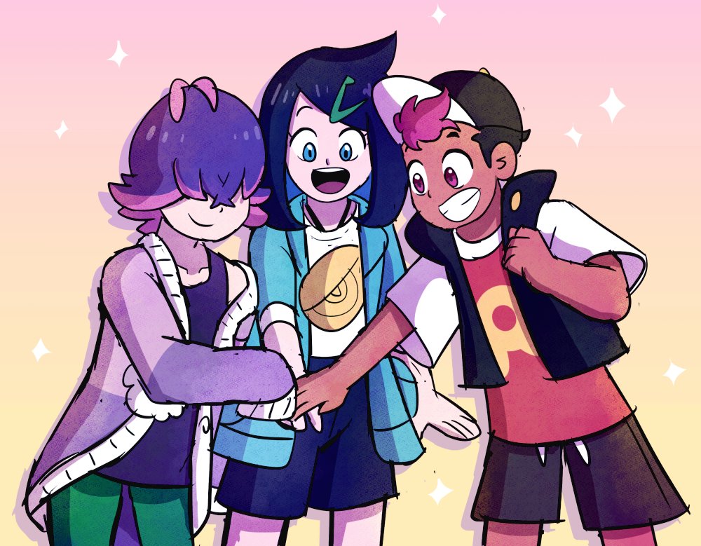 Pokemon Horizons Liko Roy and Dot 1 (Reupload) by DotMaterx on DeviantArt