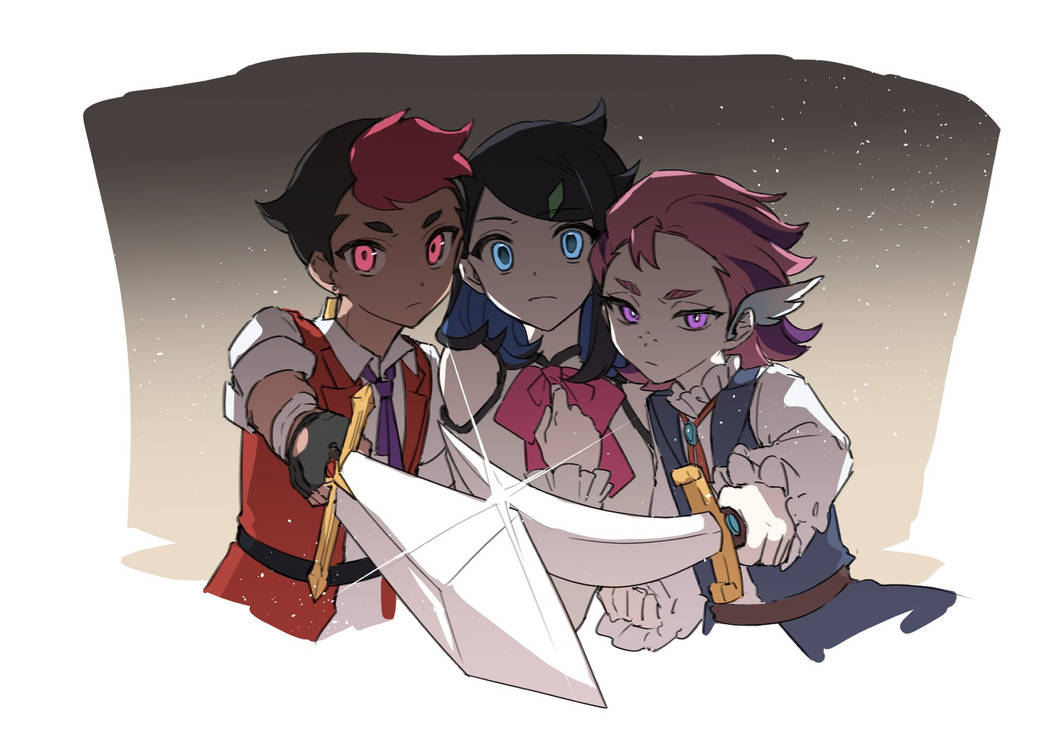 Pokemon Horizons Roy and Dot Protect Liko by DotMaterx on DeviantArt