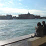 A couple enjoying Venice on a sunny day