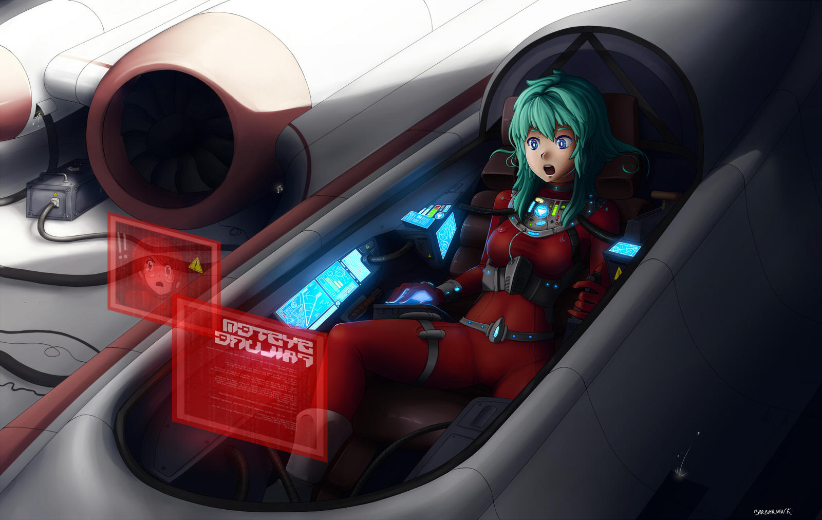 space pit stop Redux by Barbariank