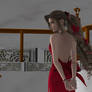 Aerith Arrested in her dress