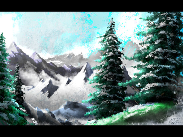 Winter Wonderland Speedpaint