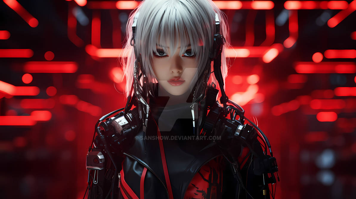 Beautiful Cyber A Girl Dressed In Red By SanShow On DeviantArt beautiful-cyber-a-girl-dressed-in-red-by-sanshow-on-deviantart