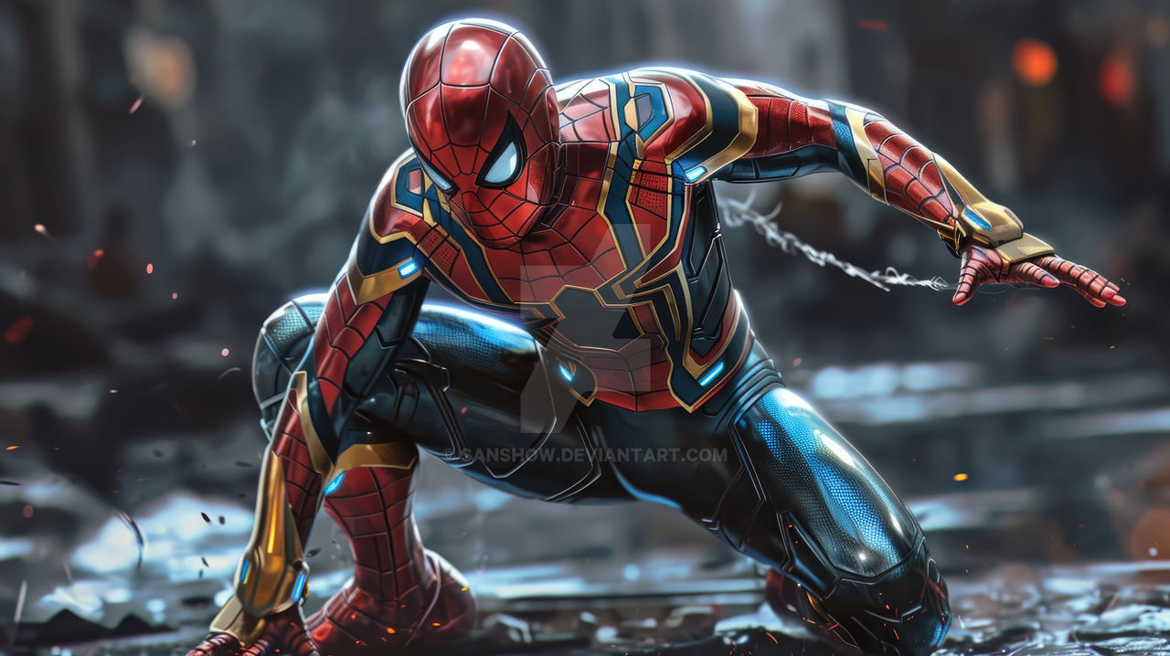 Spiderman as robot by SanShow on DeviantArt