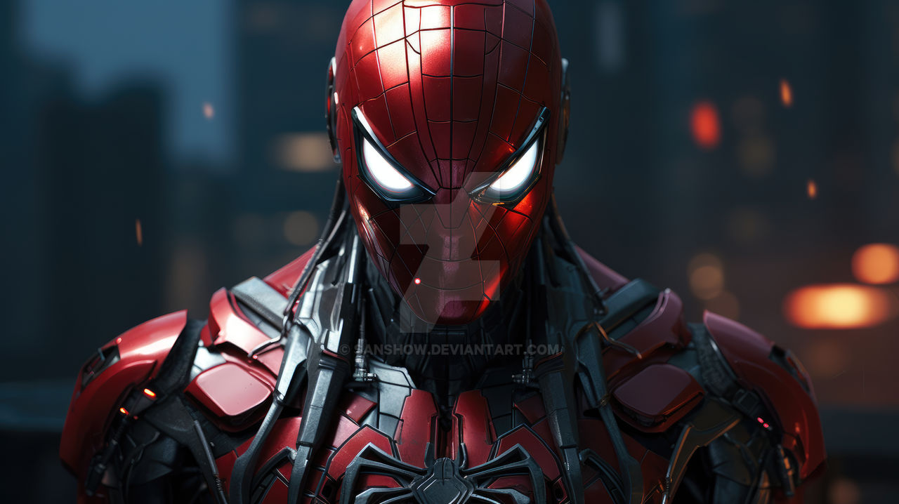 Spiderman as robot by SanShow on DeviantArt