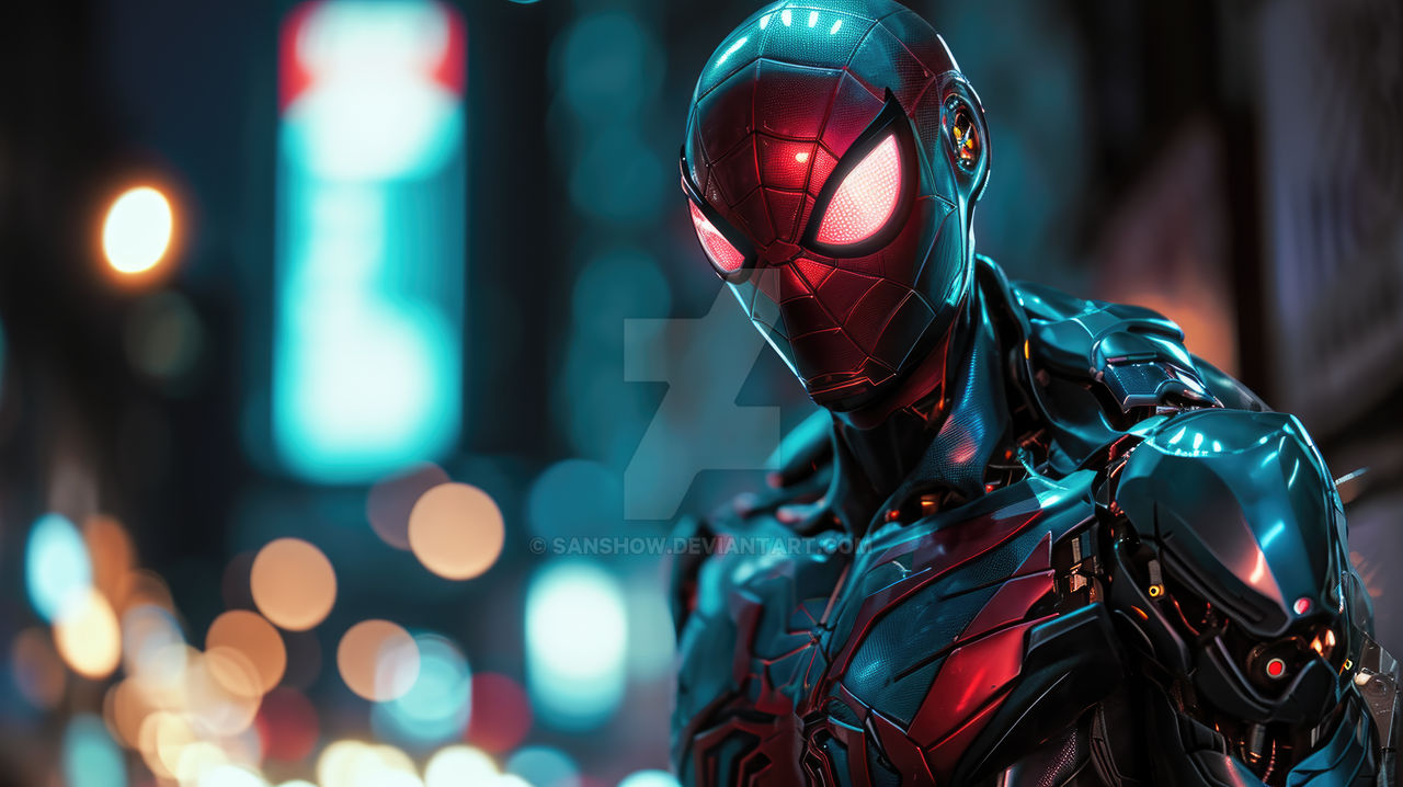 Spiderman as robot by SanShow on DeviantArt