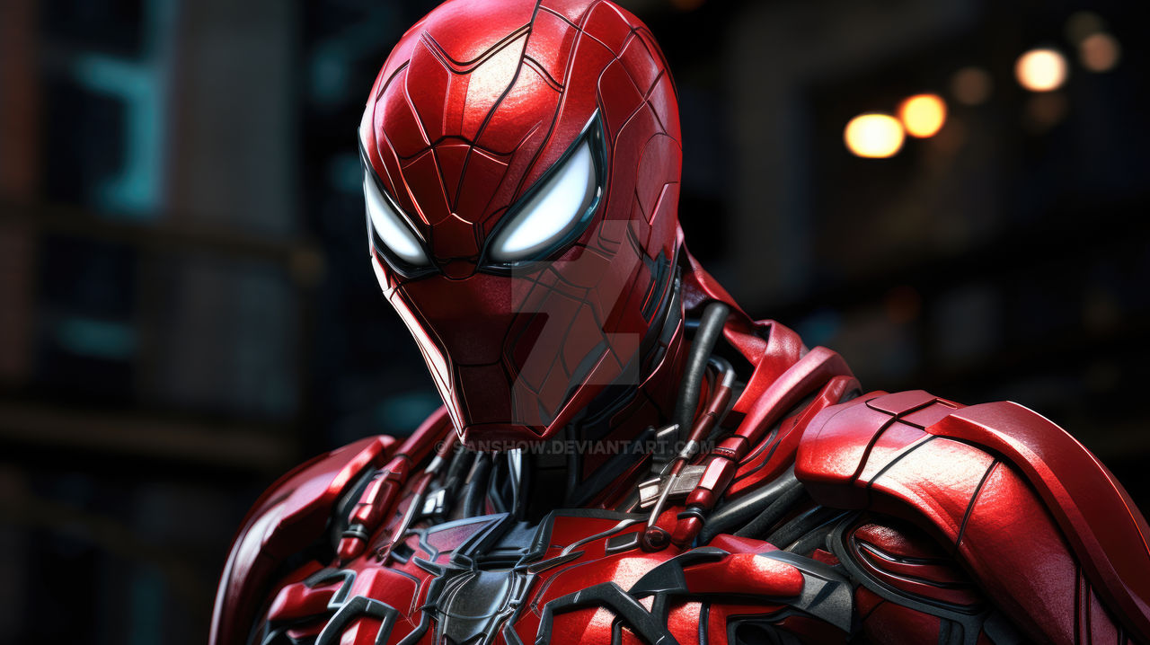 Spiderman as robot by SanShow on DeviantArt