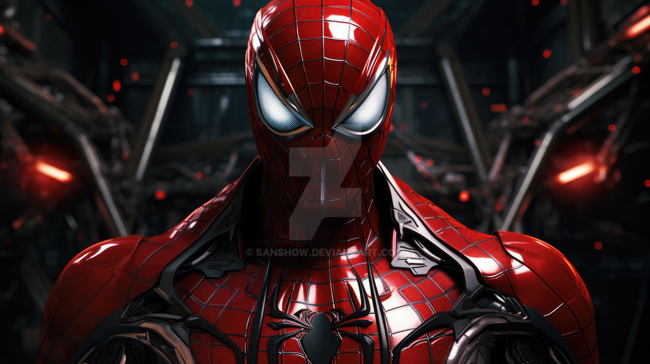 Spiderman as robot by SanShow on DeviantArt