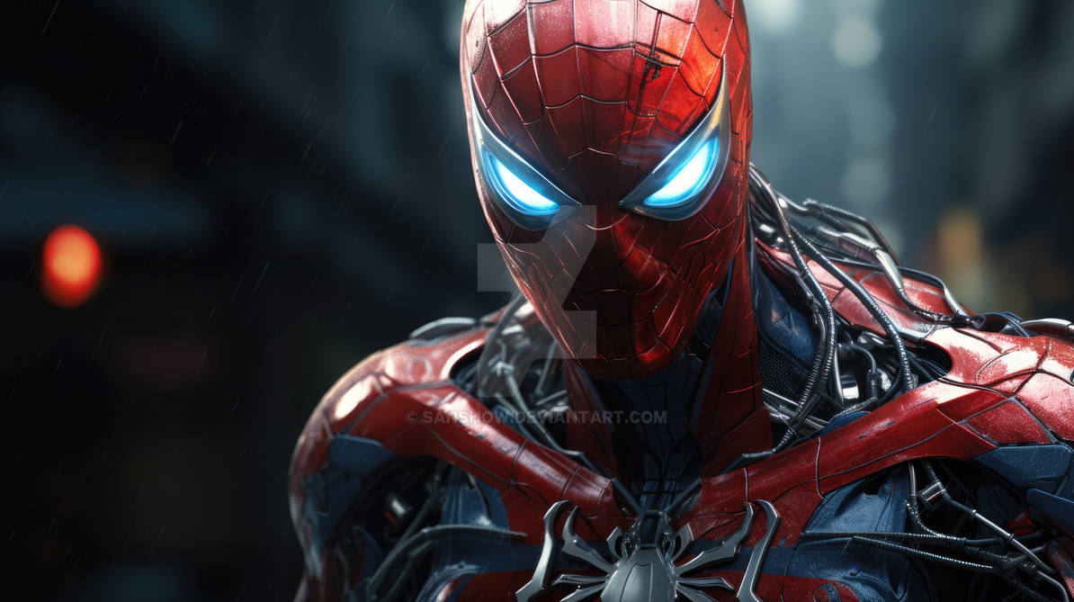 Spiderman as robot by SanShow on DeviantArt
