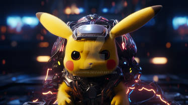 Cyberpunk Pikachu