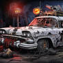 Ecto 1 Rotting In A Junk Yard