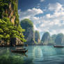 a beautiful realistic image of Thailand