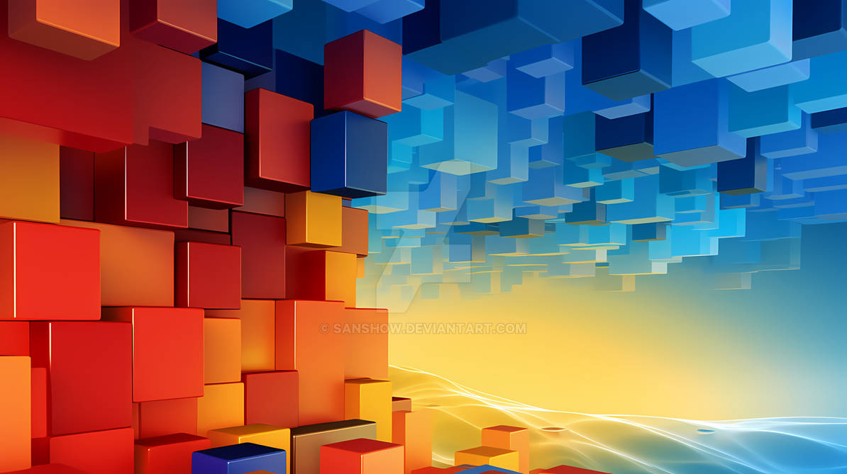 Abstract Surrounding abstract landscape by SanShow on DeviantArt