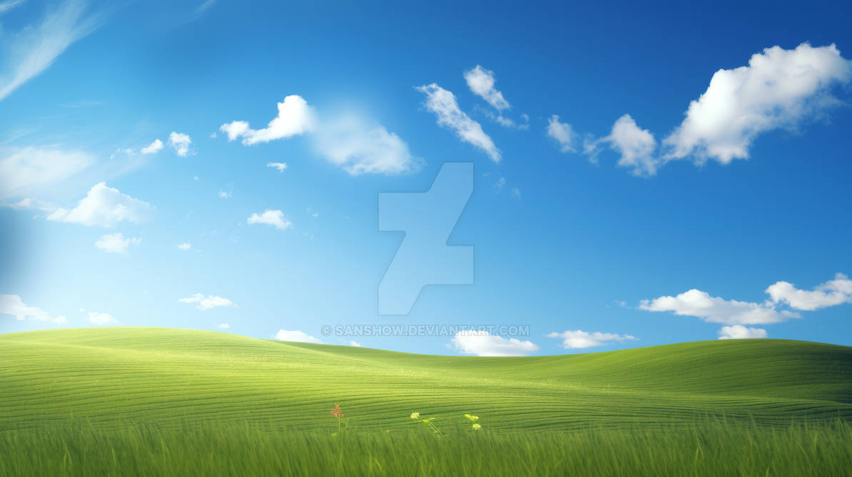 Bliss Windows XP Wallpaper (8K AI Upscaled) by alphayellow on DeviantArt
