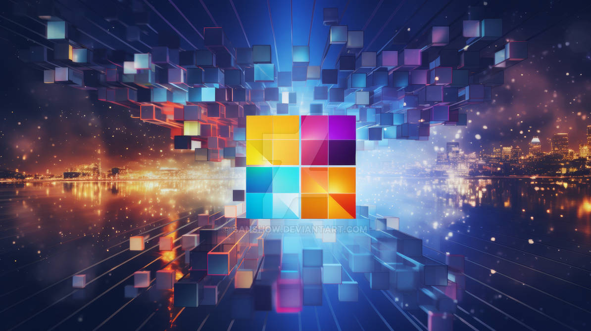 Microsoft Windows Wallpaper by SanShow on DeviantArt
