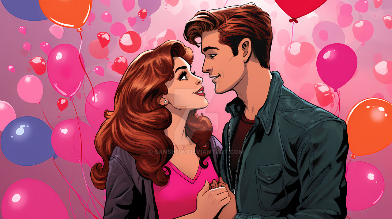 Romantic Deviantart a romantic comics-style Valentine Background by SanShow on DeviantArt