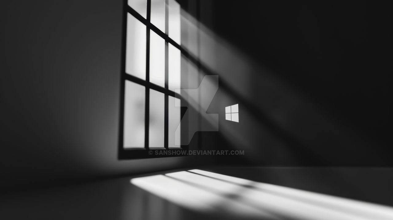 Computer Windows Monochrome Monochrome background Microsoft Windows by SanShow on DeviantArt
