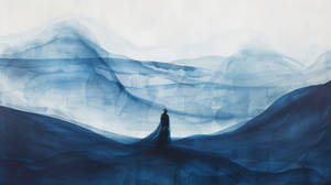 Minimalist Ink Painting Shimen