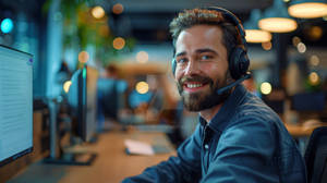 Happy call center
