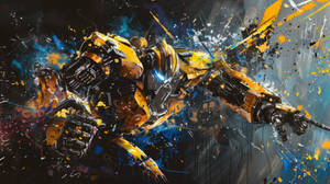Bumblebee transformer graffiti