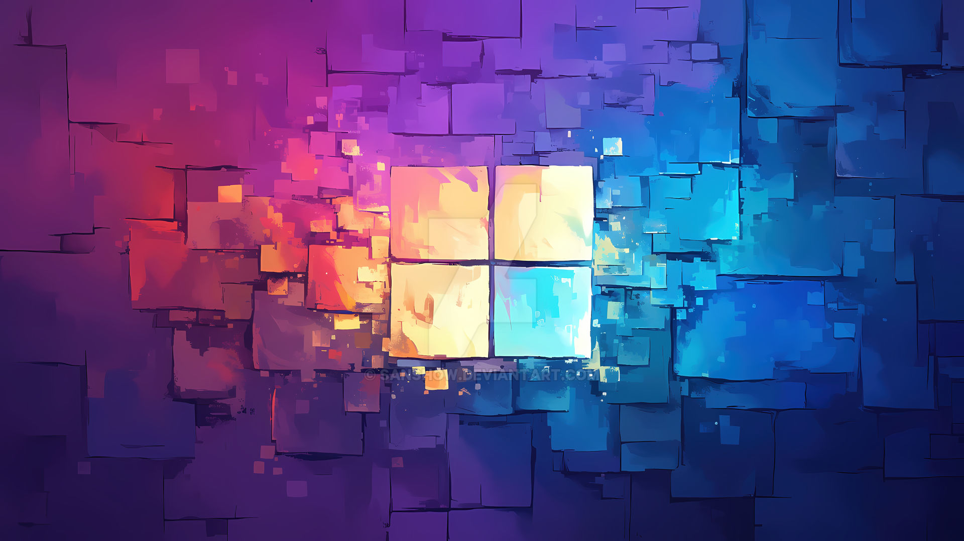 New Design Microsoft Windows Wallpaper by SanShow on DeviantArt