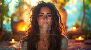 Radiant Glow of Inner Peace