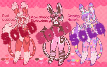 Sweet Monsterbun Adopts:Valentine's (CLOSED)