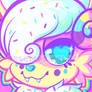 Icon: Birthday Cake Ice Cream Sweet Monsterbun