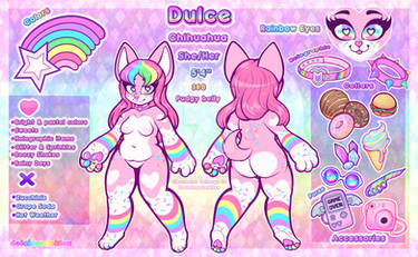 Fursona Ref: Dulce the Chihuahua