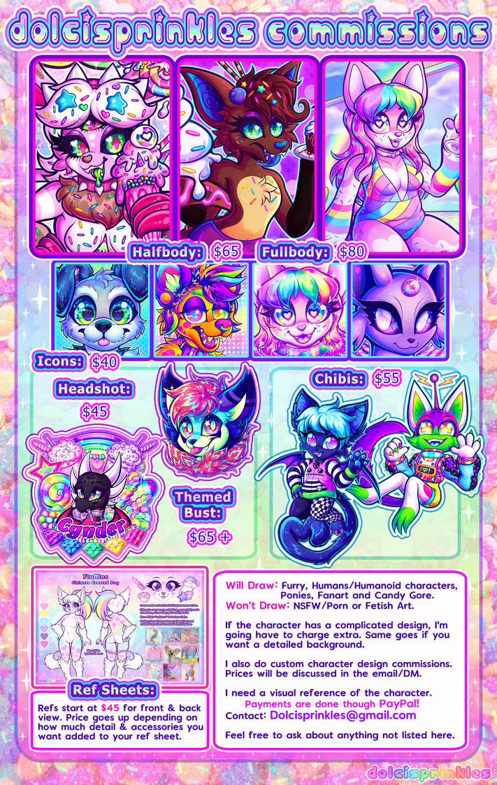 2019 Commission Sheet: CLOSED