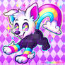 COM: Chibi Rainbow Pup