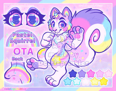 OTA CLOSED: Pastel Squirrel