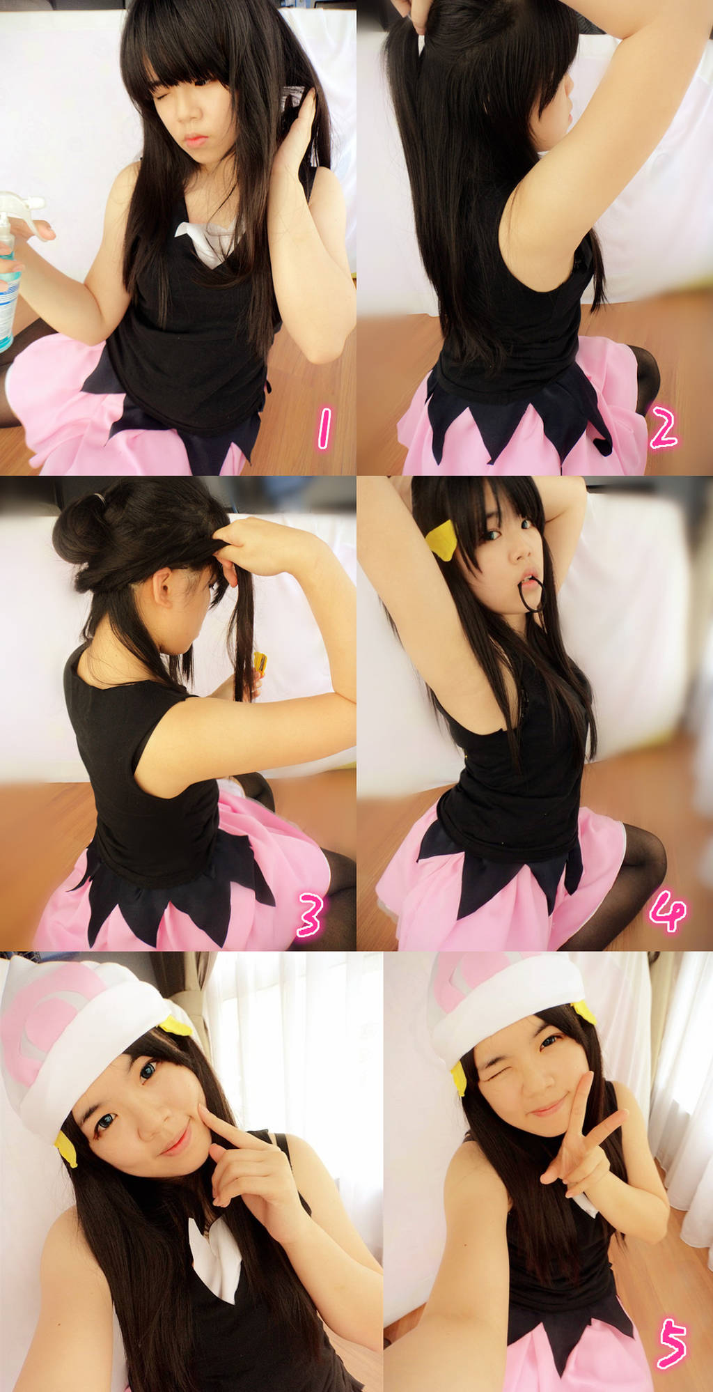 dawn hikari hairstyle cos by creamypumpkin