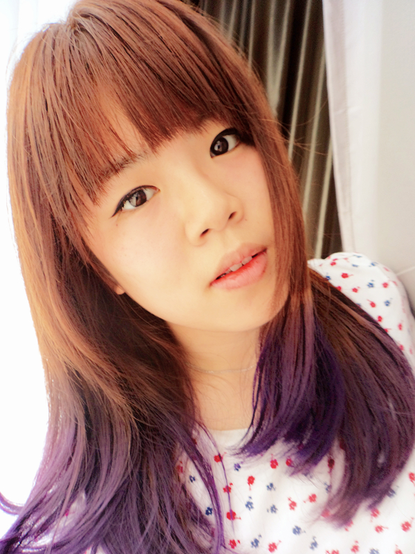 ombre purple 2