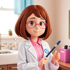 Ochaco Uraraka as a Scientist