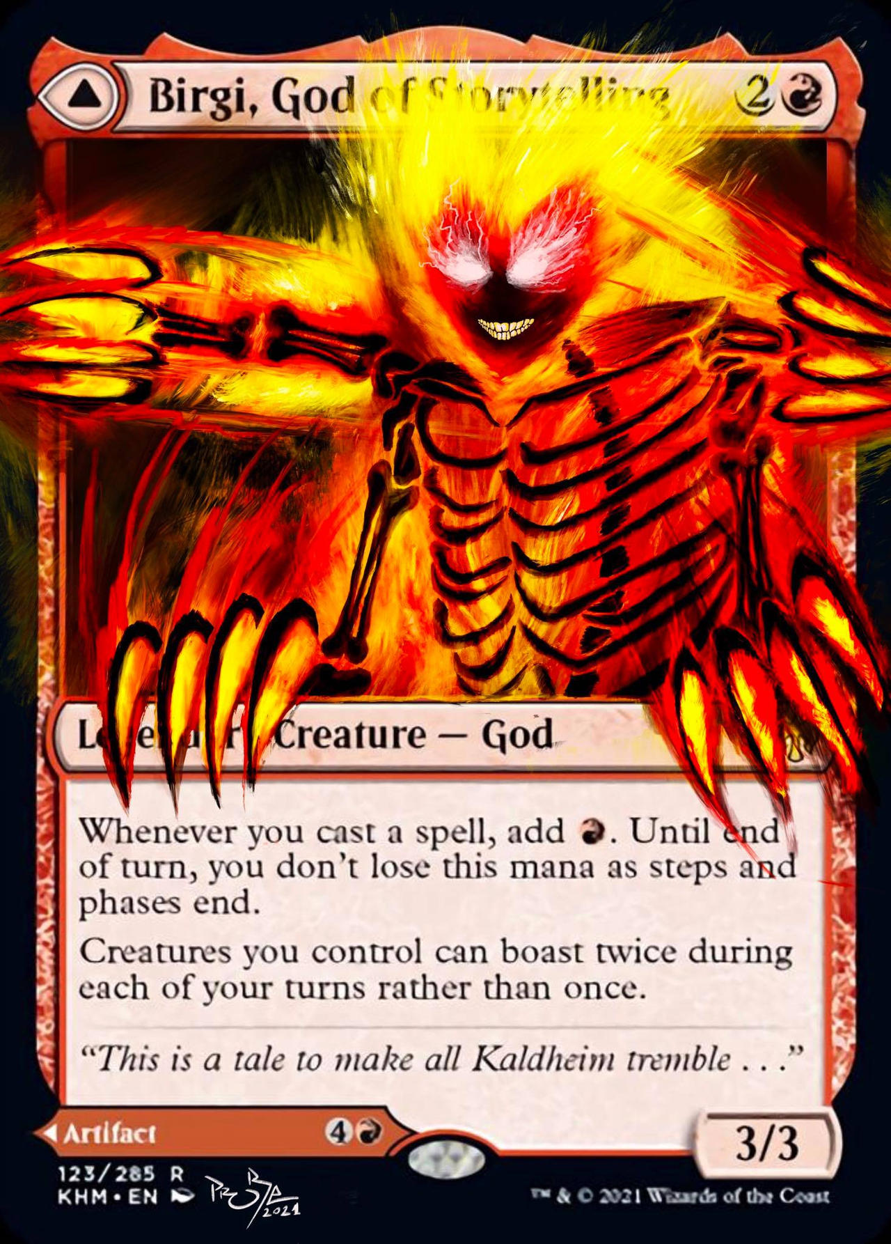 Birgi, God of the Storytelling ALTER ART by pro8e on DeviantArt